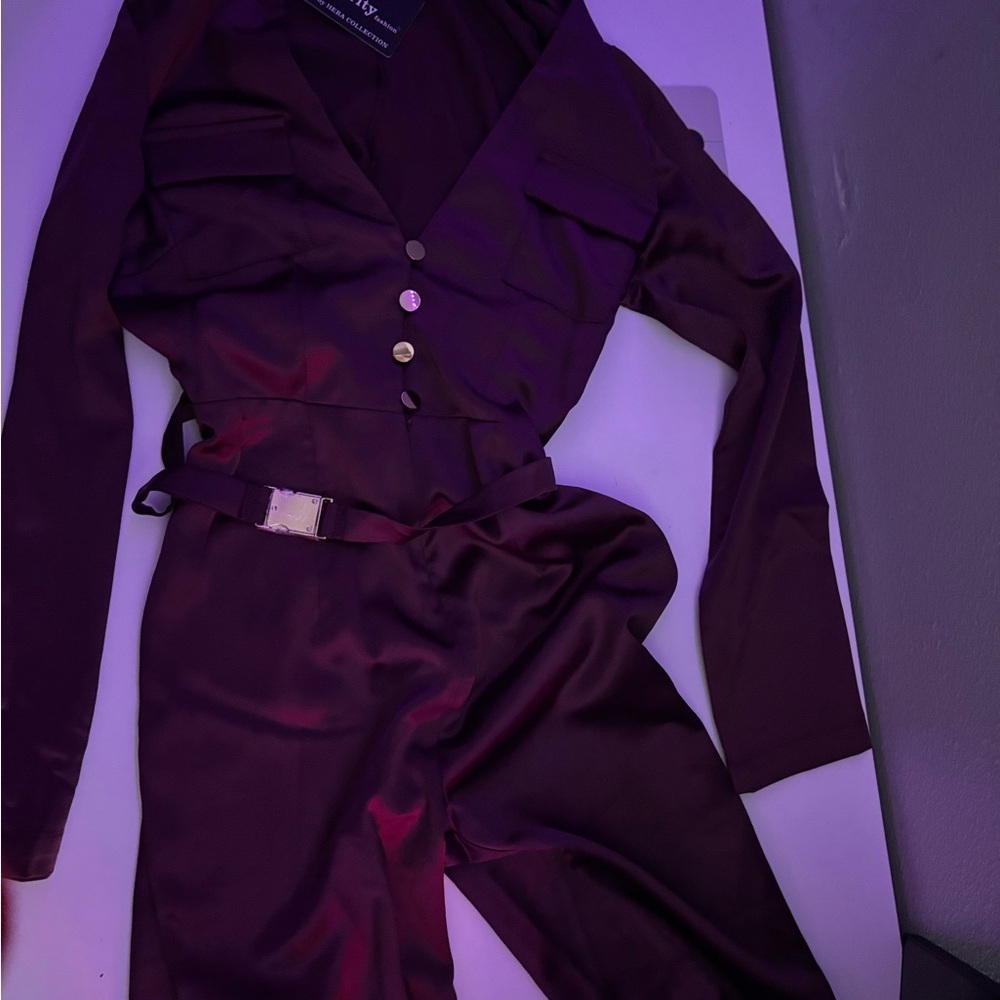 Elegant Purple Women's Jumpsuit